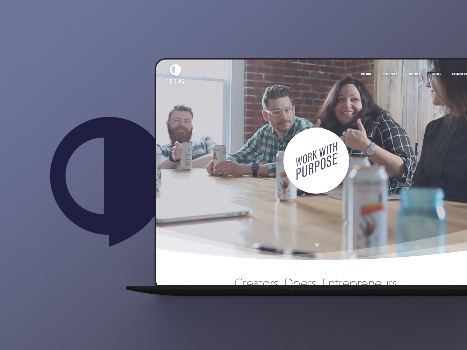 19 IDEAS website and logo