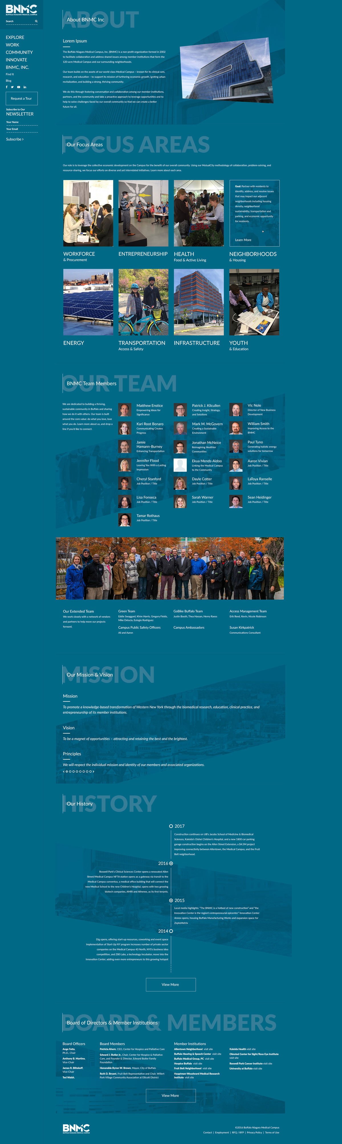 Buffalo Niagara Medical Campus about page