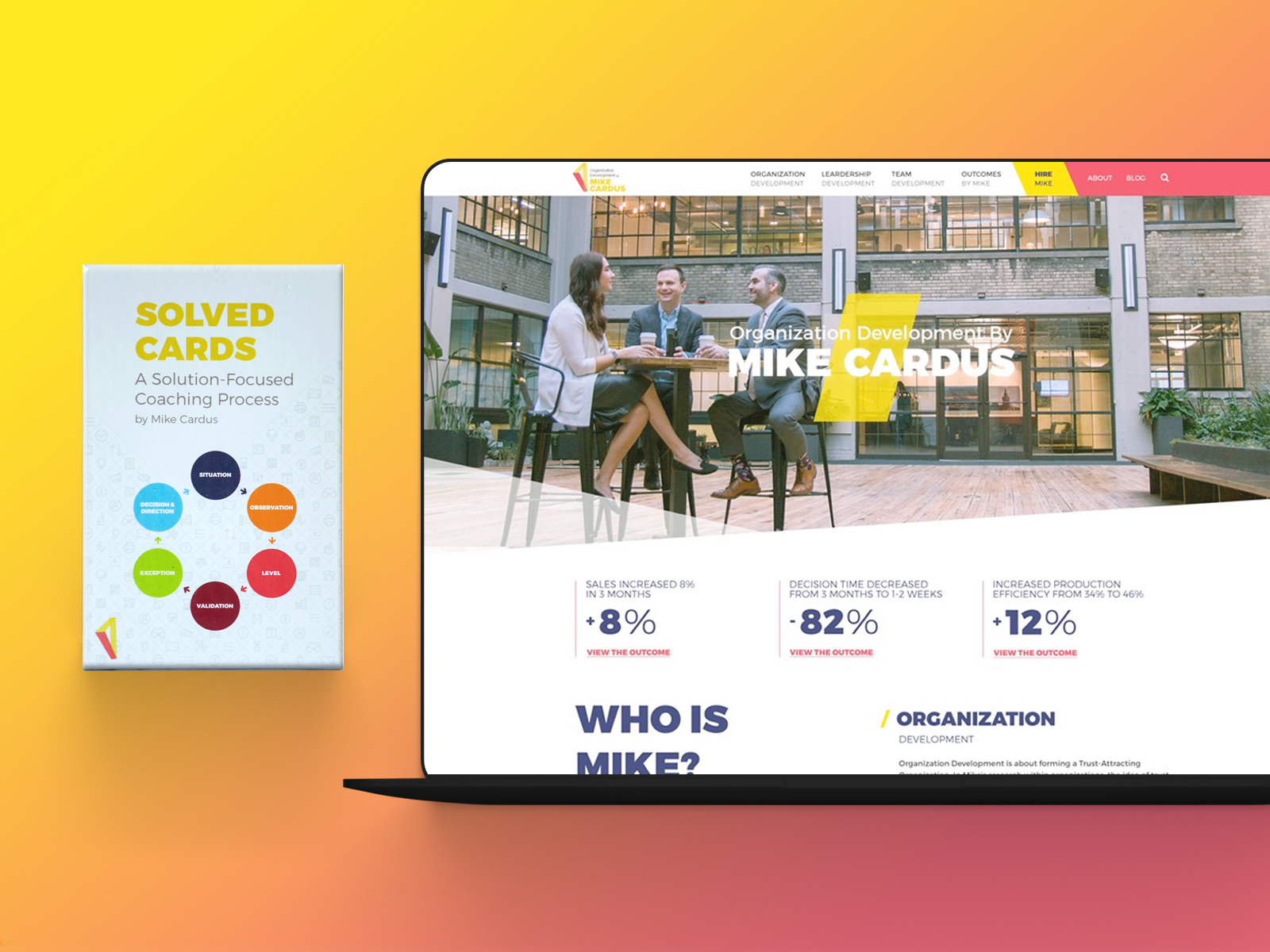 Mike Cardus branding and website