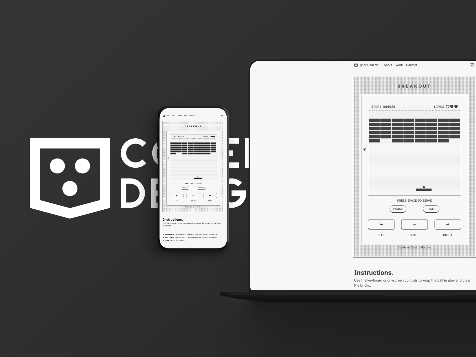 Breakout project featured image showing the game on a device mockup.