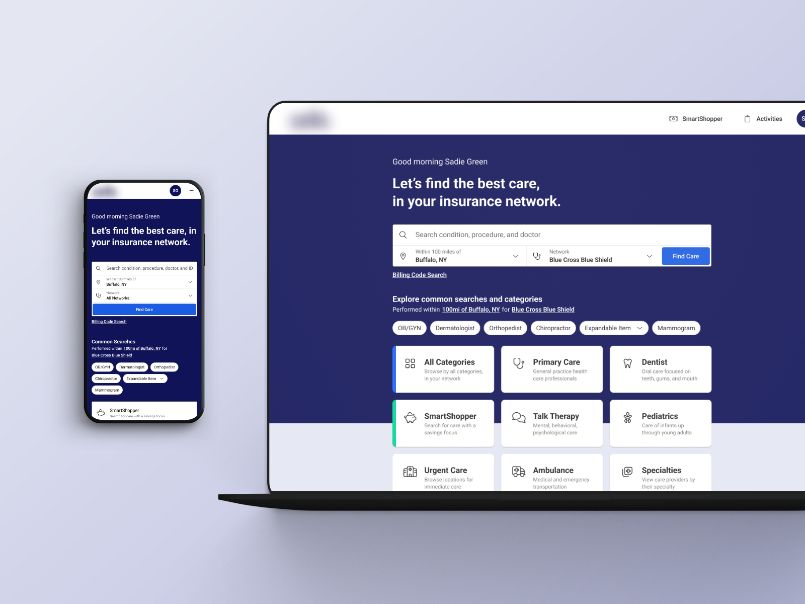 Healthcare Search Platform case study featured image.