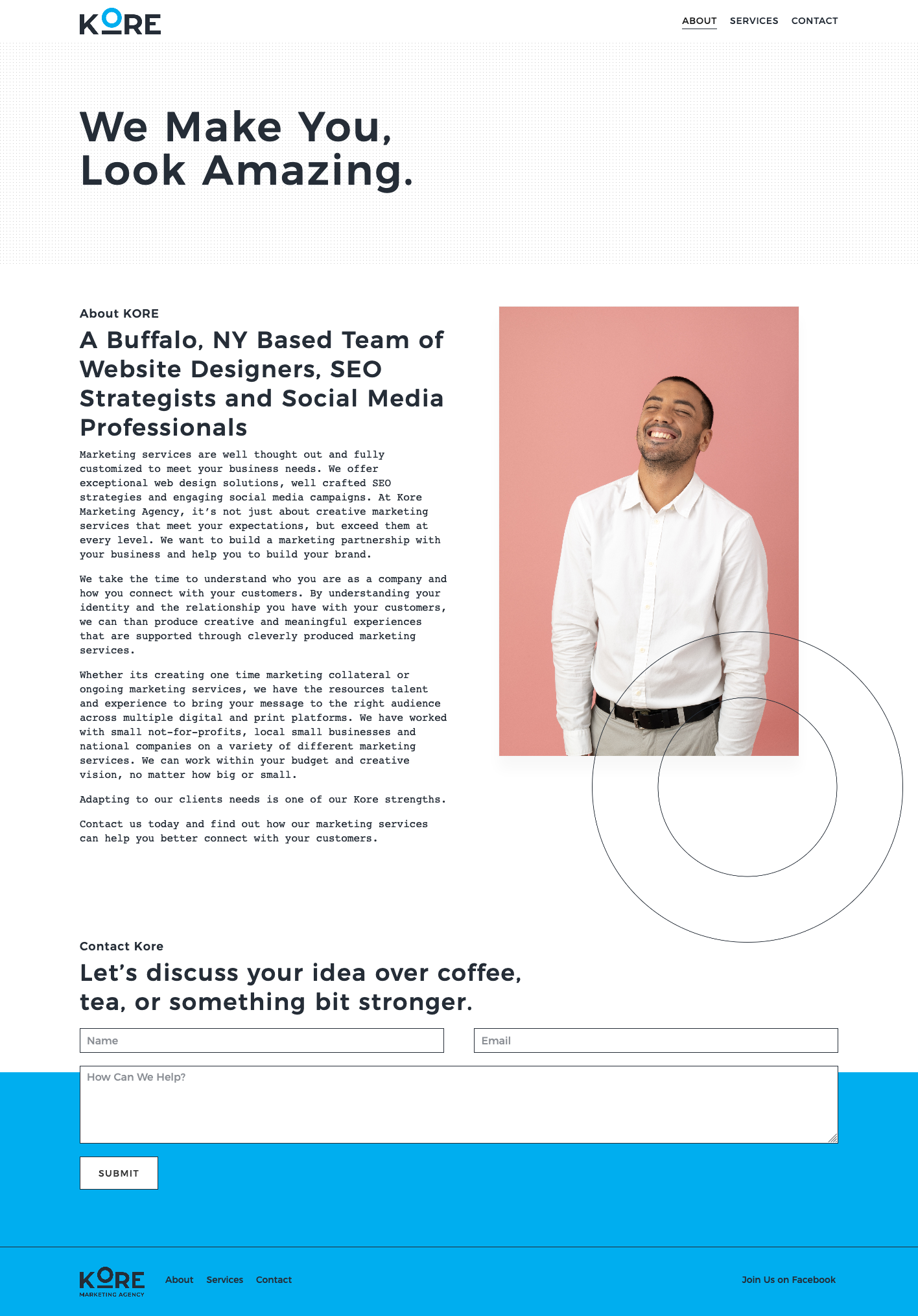 Kore Marketing Agency about page