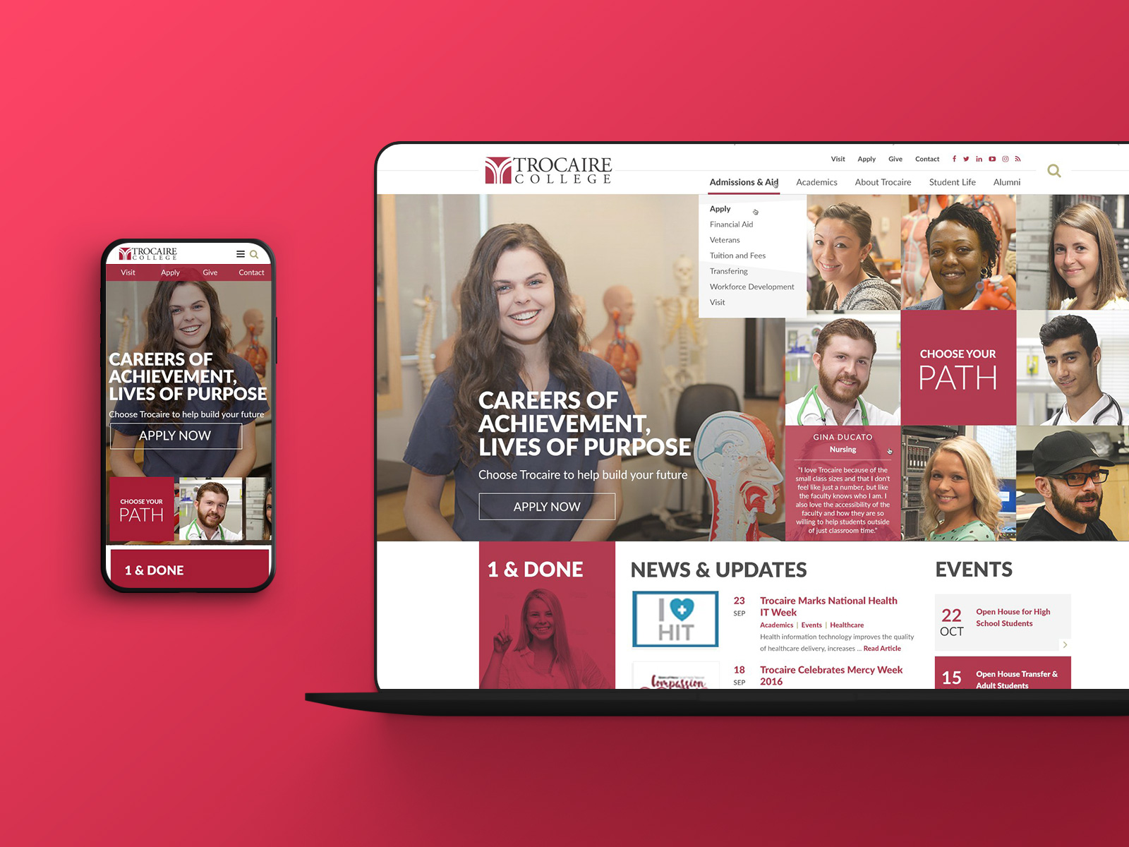 Trocaire College website