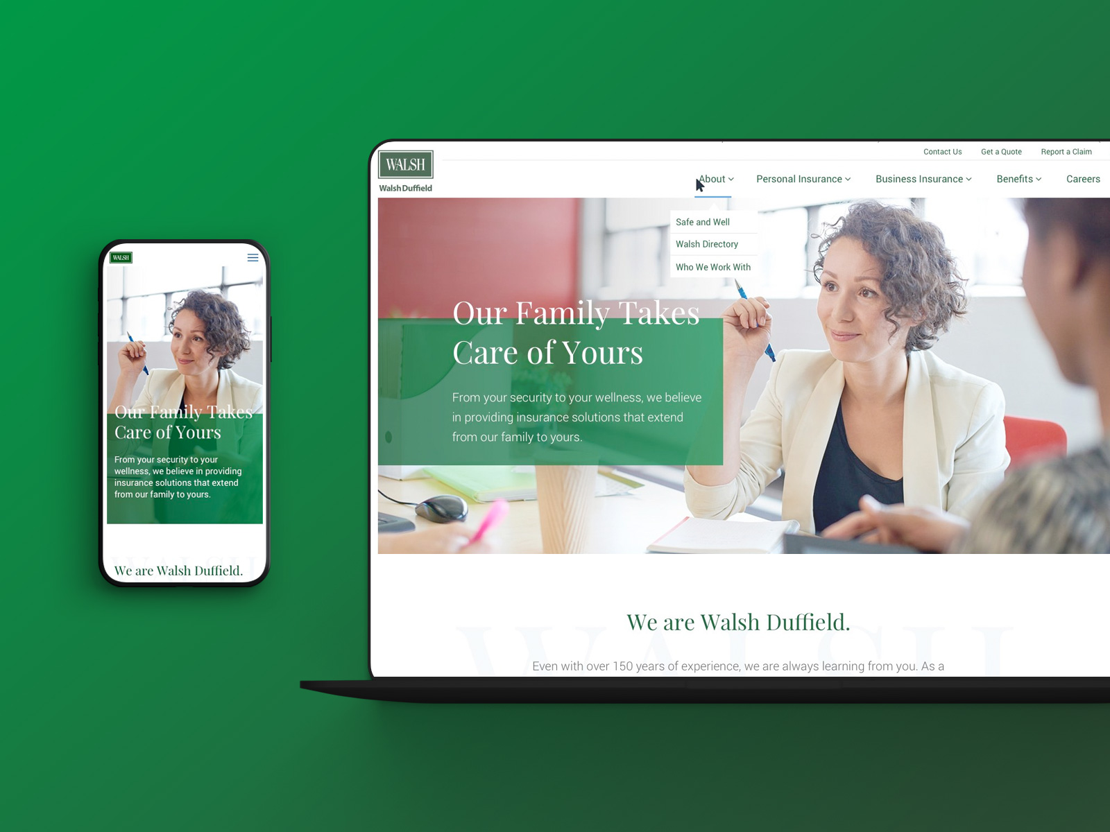 Walsh Duffield website